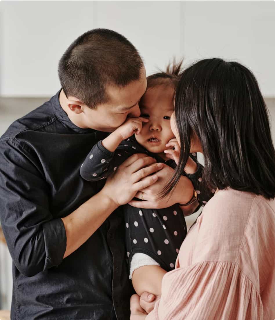 couple with child